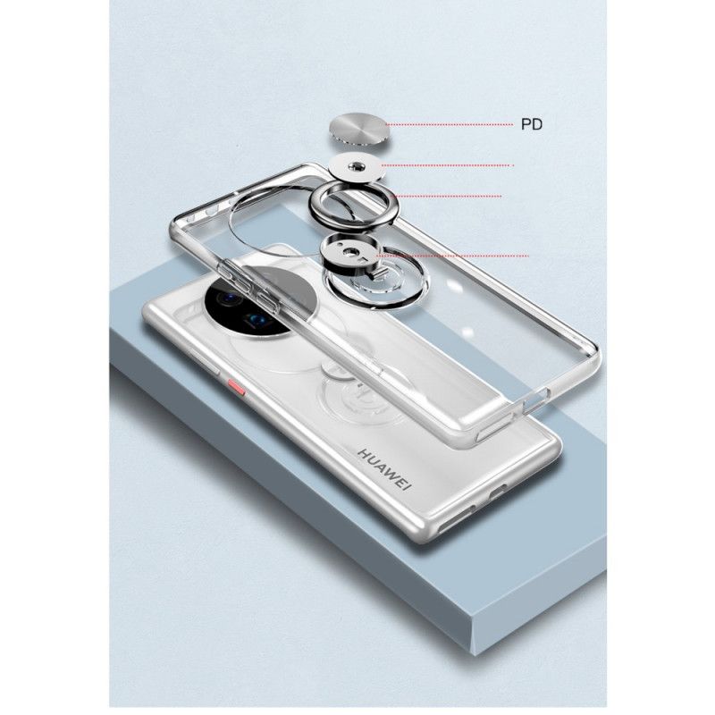 Skal Huawei Mate 40 Pro Svart Hybridroterande Ring