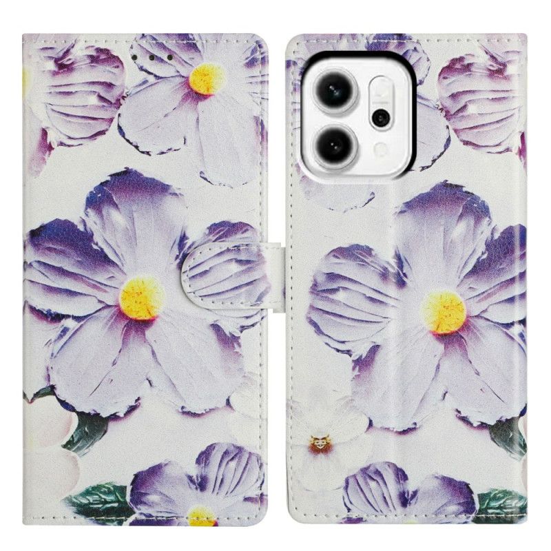 Fodral För Oppo Reno 14 5g Vintageblommor