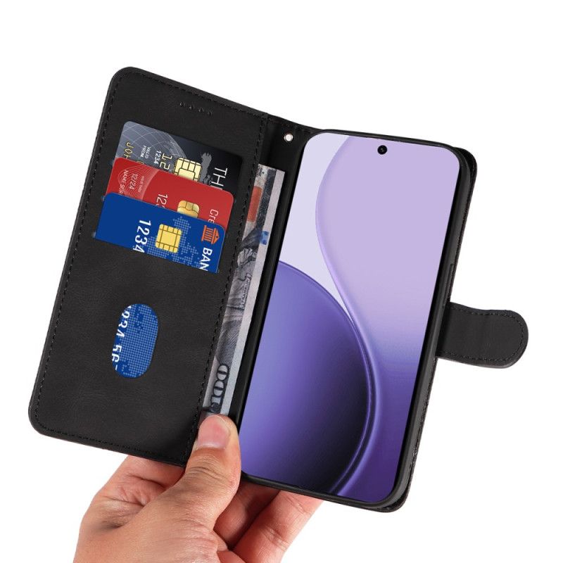 Läderfodral Oppo Reno 14 5g Telefonfodral Krusning