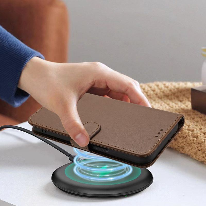 Läderfodral Oppo Reno 14 5g Telefonfodral Monokrom