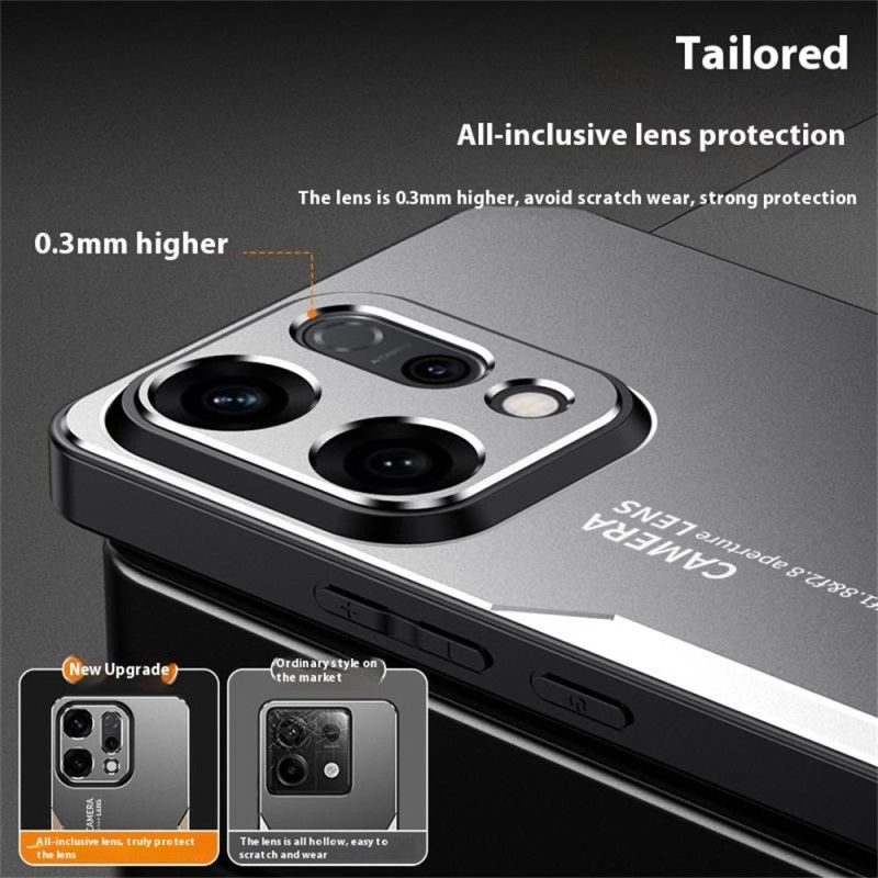 Skal Oppo Reno 14 5g Telefonfodral Metalleffekt