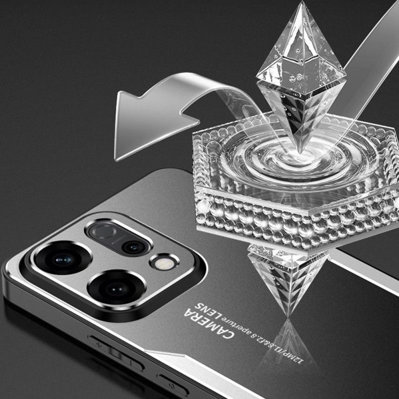 Skal Oppo Reno 14 5g Telefonfodral Metalleffekt