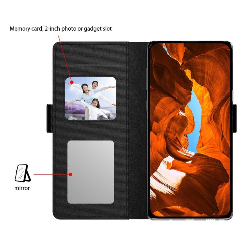 Fodral För Samsung Galaxy S26 Avtagbar Korthållare Och Spegel