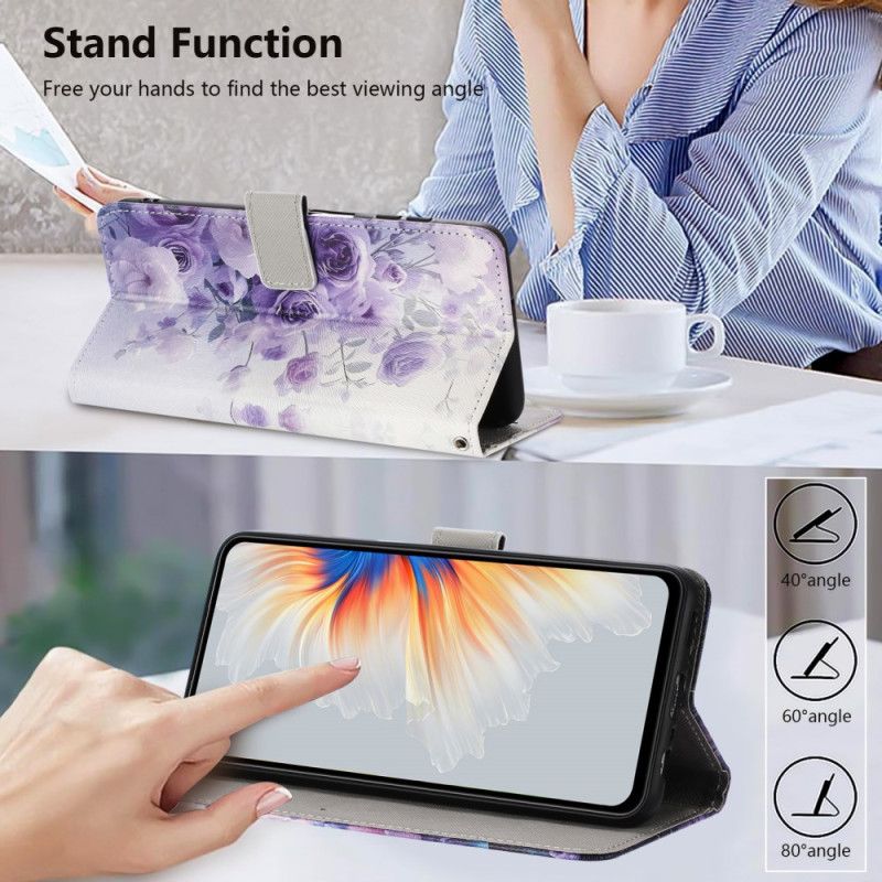 Fodral Samsung Galaxy S26 Lila Rosor