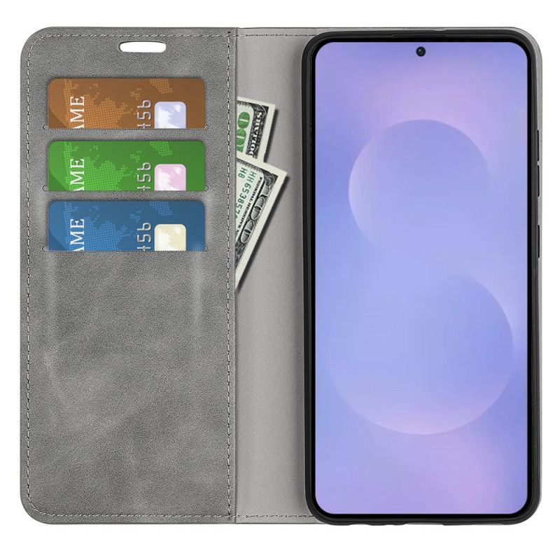 Folio-fodral Samsung Galaxy S26 Lädermodell