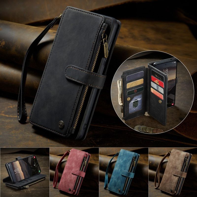 Läderfodral Samsung Galaxy S26 Telefonfodral Caseme-fodral I Mockaeffekt