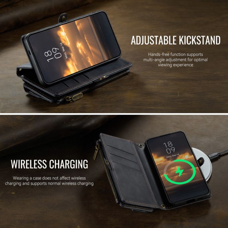 Läderfodral Samsung Galaxy S26 Telefonfodral Caseme-plånbok