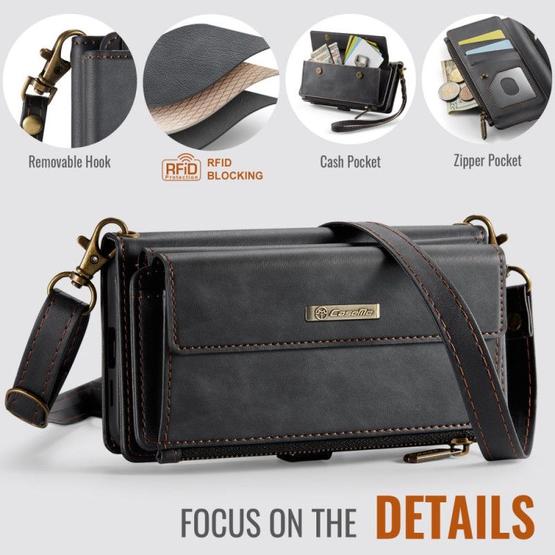 Läderfodral Samsung Galaxy S26 Telefonfodral Caseme-plånbok