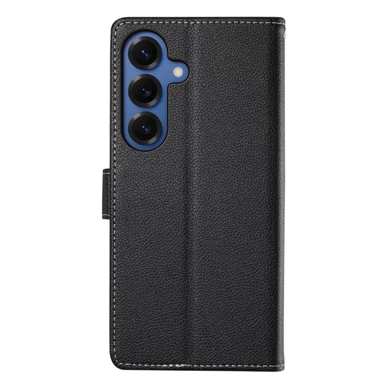 Läderskal Fodral Samsung Galaxy S26 Litchistruktur