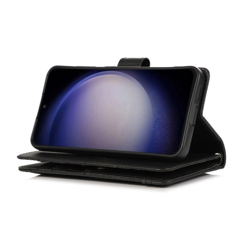 Läderskal Fodral Samsung Galaxy S26 Magnetisk Plånbok Och Rem