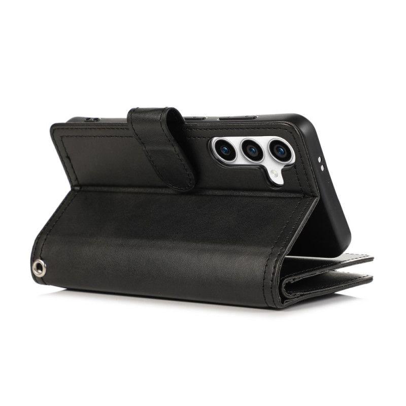 Läderskal Fodral Samsung Galaxy S26 Magnetisk Plånbok Och Rem