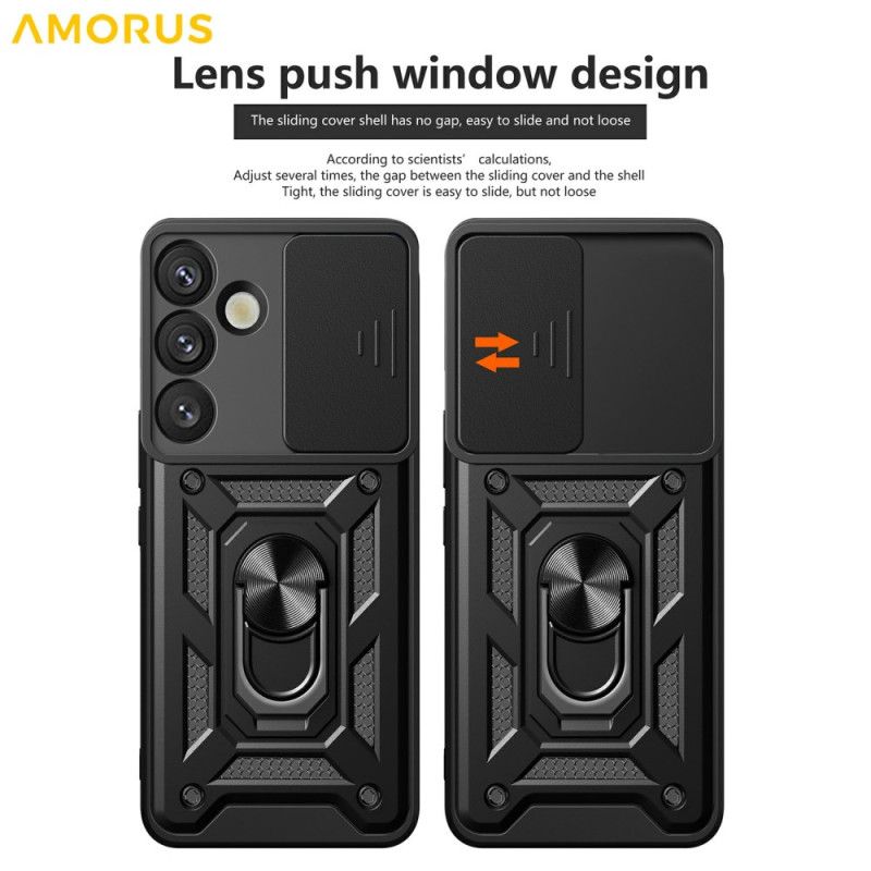 Skal För Samsung Galaxy S26 Glidande Kameraskydd Och Integrerat Stativ