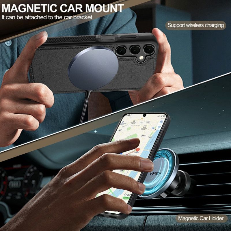 Skal För Samsung Galaxy S26 Magnetisk Lädereffekt Lc.imeeke