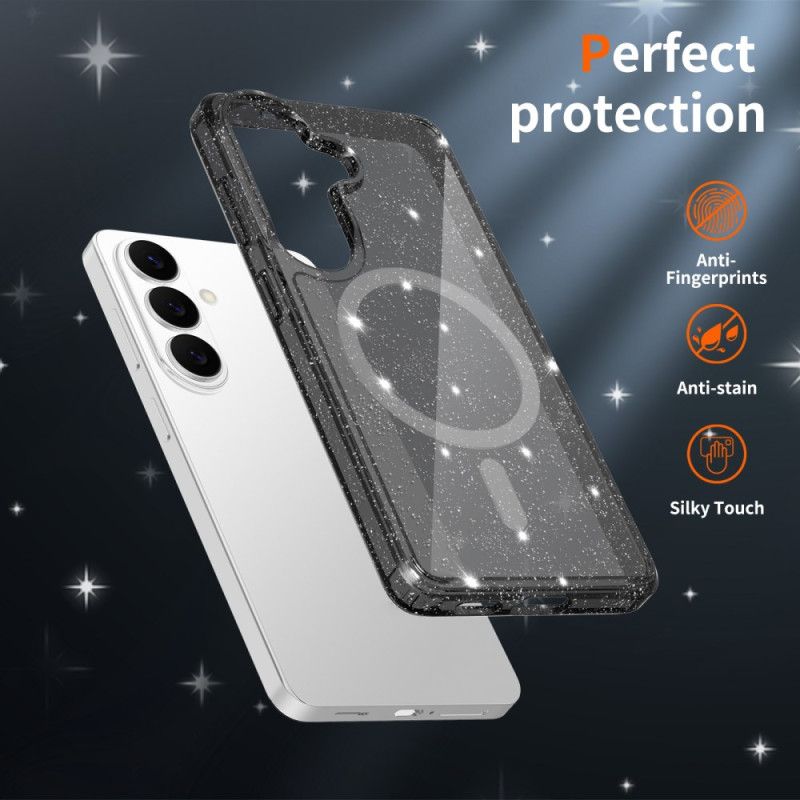 Skal Samsung Galaxy S26 Glittrig Magnetisk Plånbok