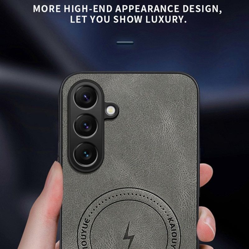 Skal Samsung Galaxy S26 Magnetisk Lädereffekt