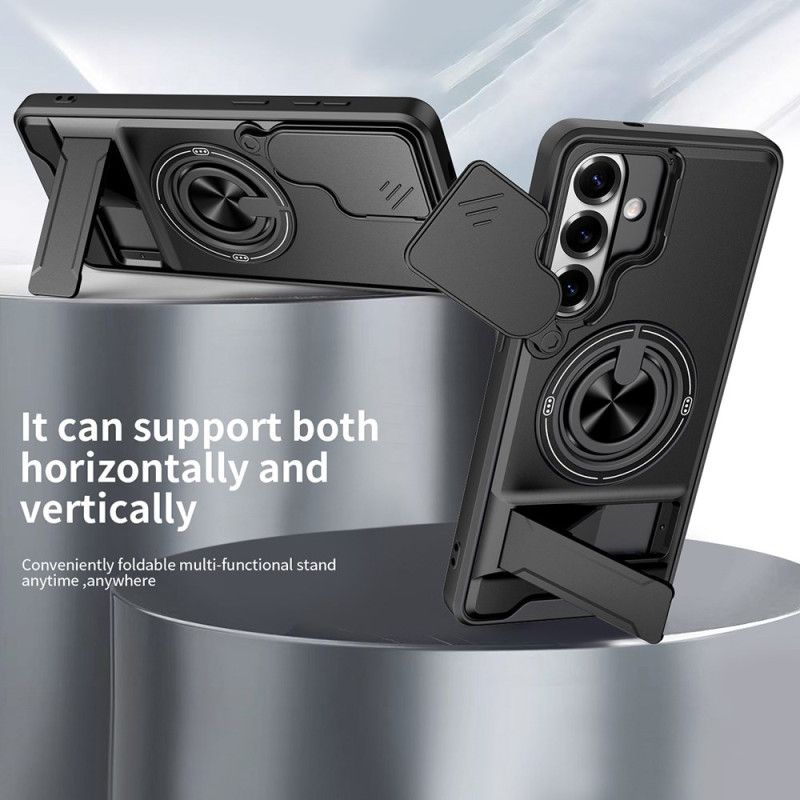 Skal Samsung Galaxy S26 Magnetisk Vikbar Ringhållare Och Kameraskydd