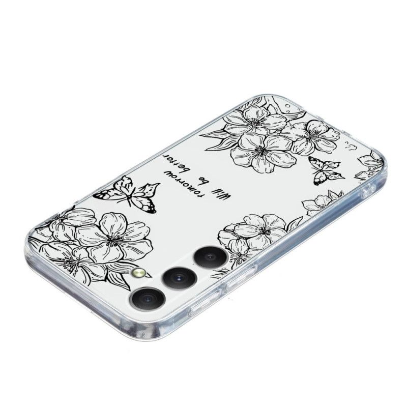 Skal Samsung Galaxy S26 Svarta Blommor