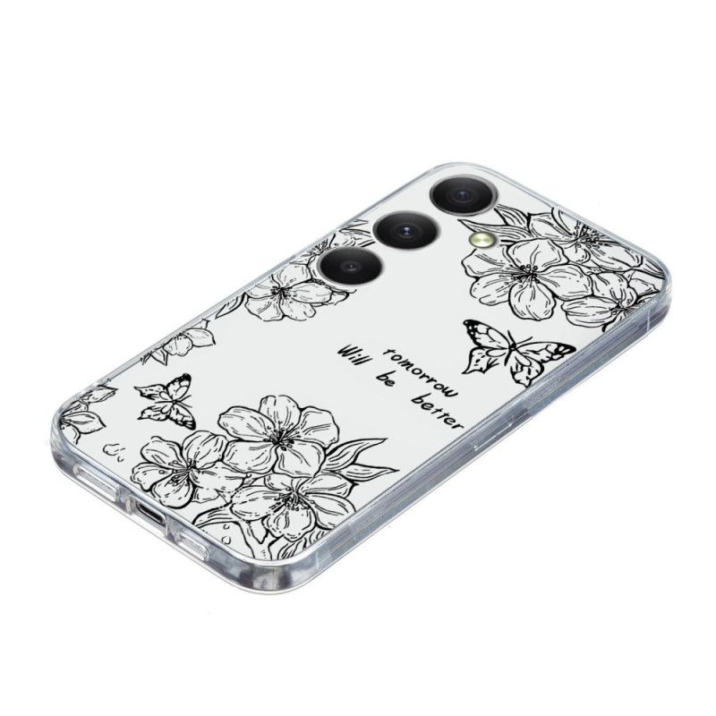 Skal Samsung Galaxy S26 Svarta Blommor