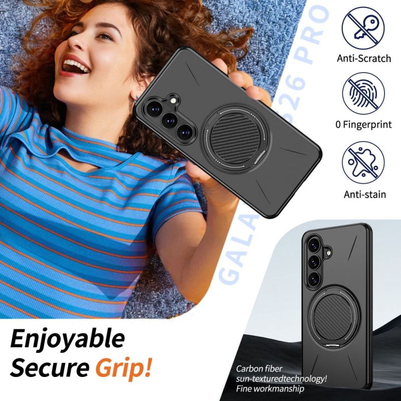 Skal Samsung Galaxy S26 Telefonfodral Magnetisk Med Roterande Stativ