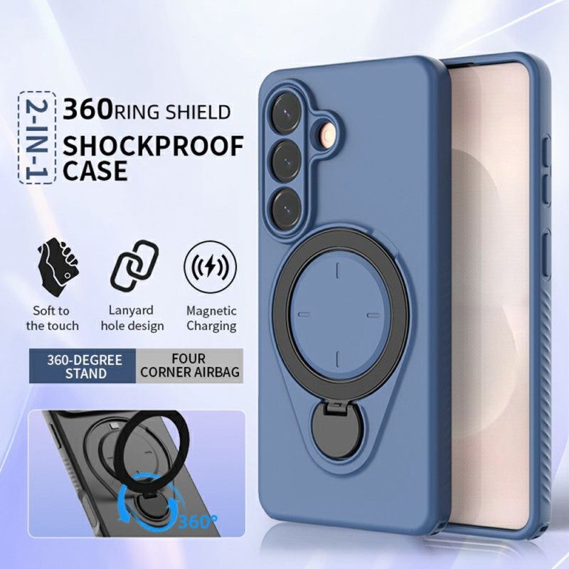 Skal Samsung Galaxy S26 Telefonfodral Magnetisk Vridbar Ringhållare