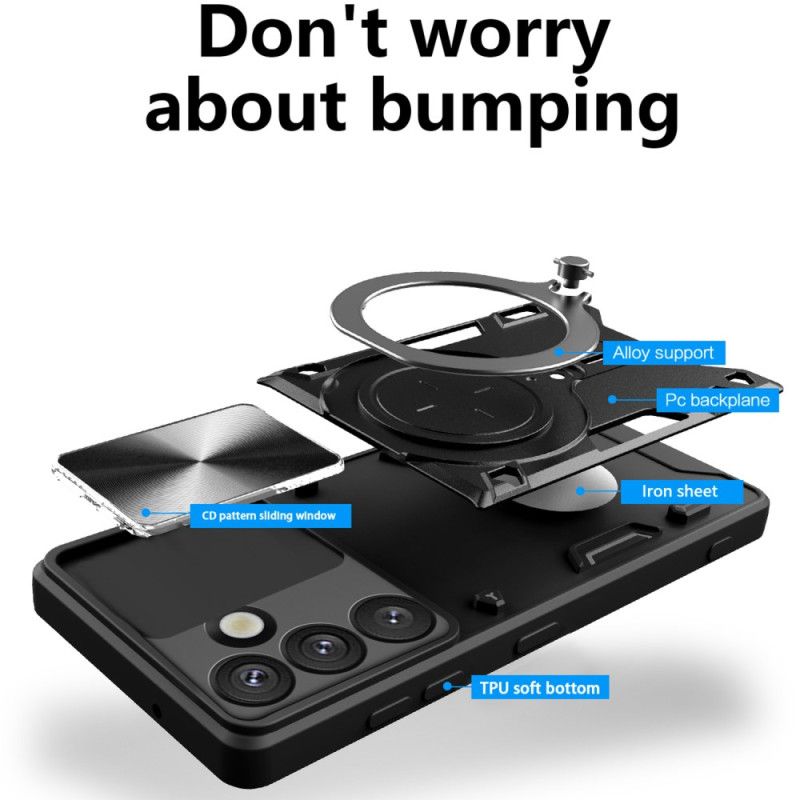 Skal Samsung Galaxy S26 Telefonfodral Skjutbart Kamerastativ Och Skydd