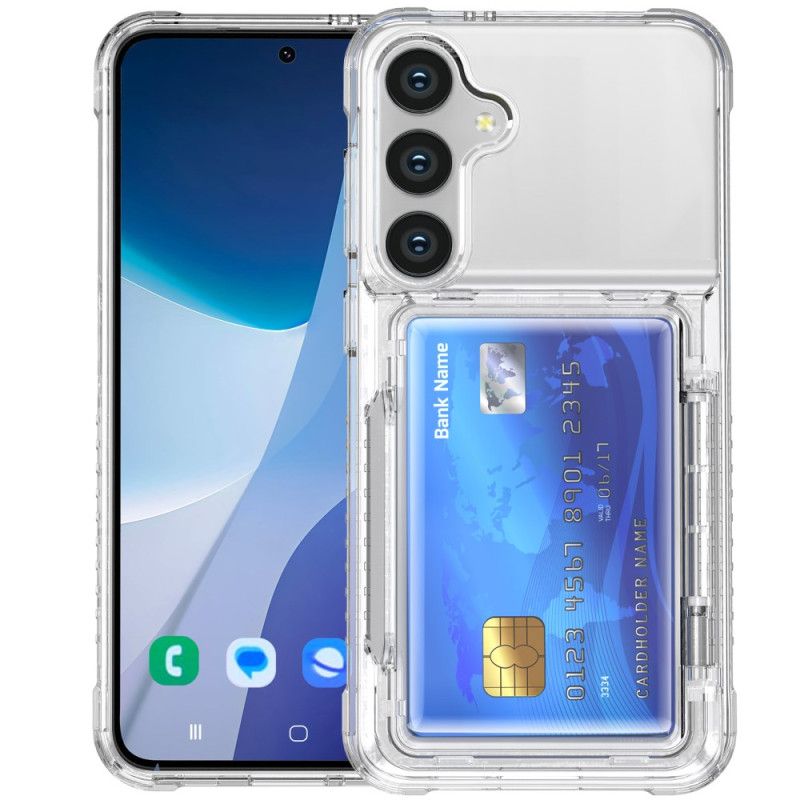 Skal Samsung Galaxy S26 Transparent Med Korthållare Och Stativ