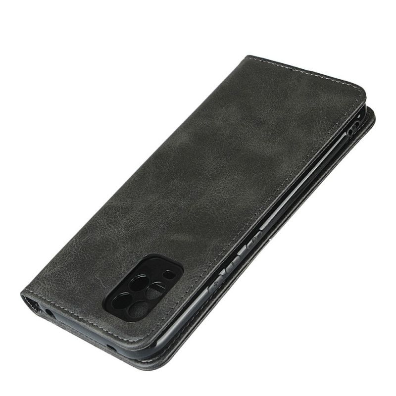 Folio-fodral Xiaomi Mi 10 Lite Svart Elegant Split Läder