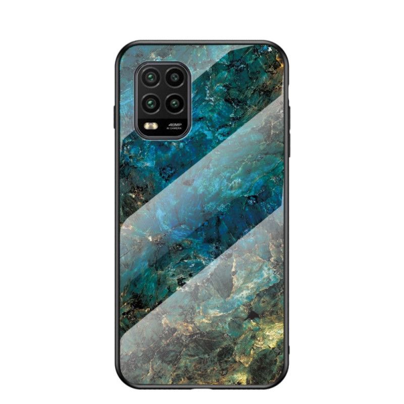 Skal Xiaomi Mi 10 Lite Svart Premumfärger Av Härdat Glas