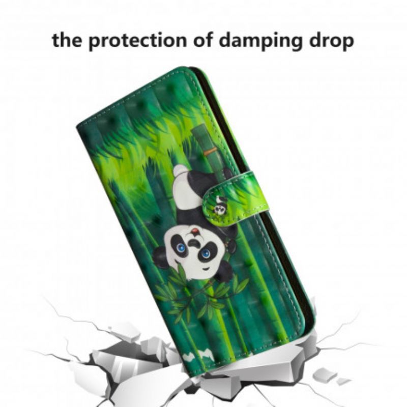 Fodral Moto G 5g Plus Panda Och Bambu