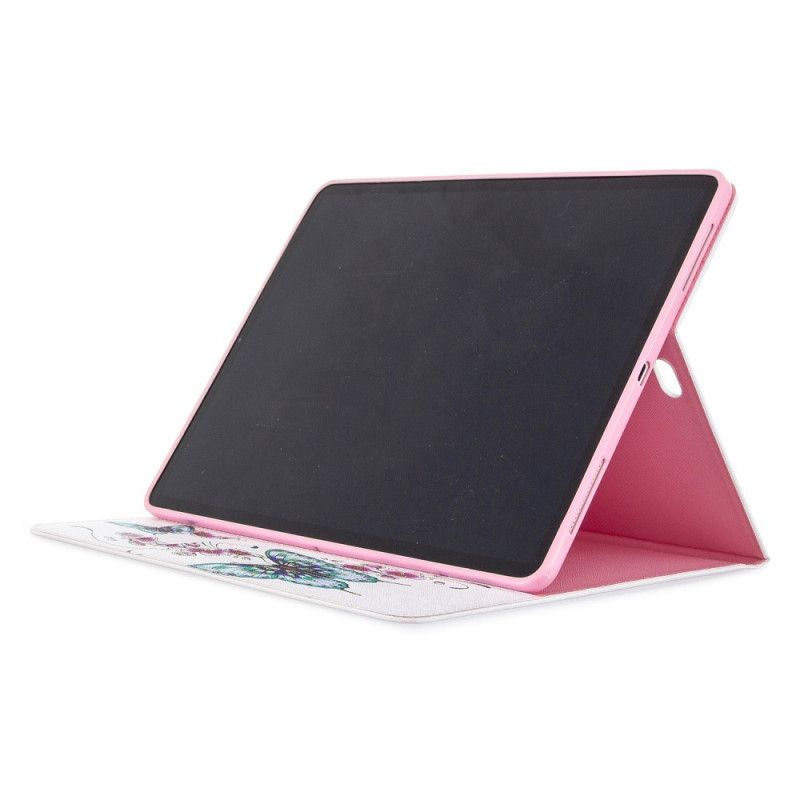 Fodral för iPad Pro 12.9" (2018) (2020) Rosa Fjärilsmönster