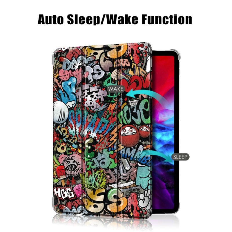 Smart Fodral iPad Pro 12.9" (2018) (2020) Graffiti