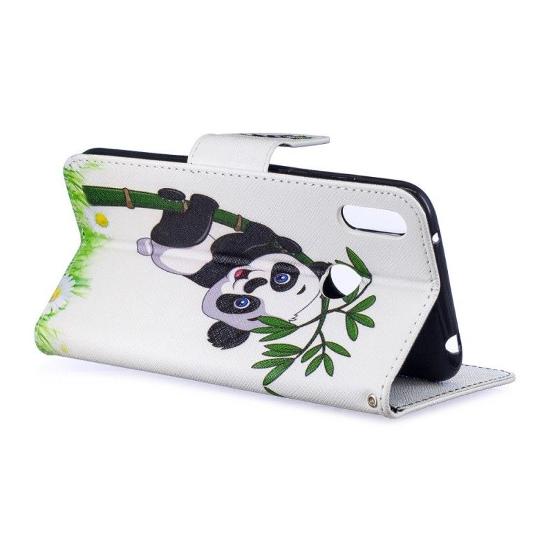Fodral för Huawei Y7 2019 Panda På Bambu