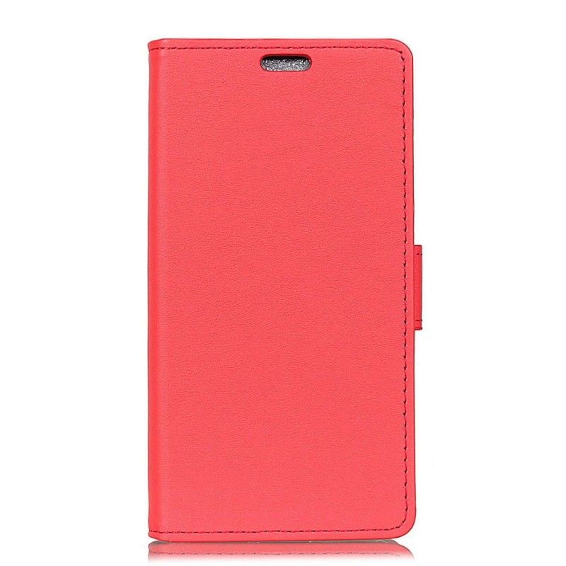 Fodral för Huawei Y7 2019 Svart Retro Konstläder