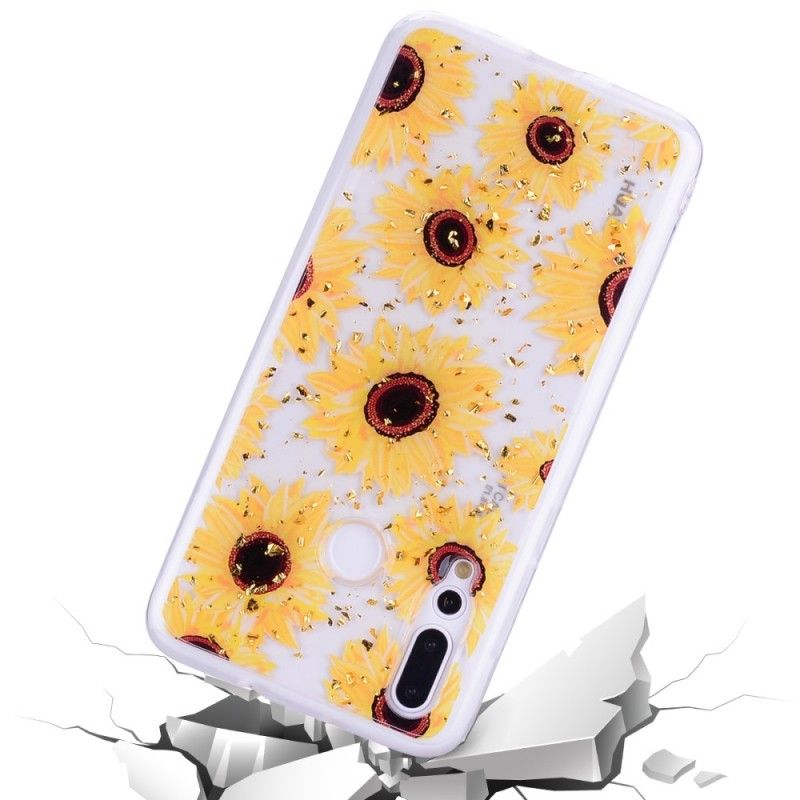 Skal för Huawei Y7 2019 Flera Solrosor