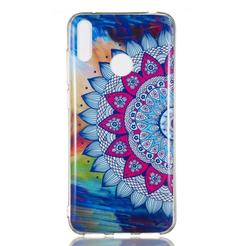 Skal för Huawei Y7 2019 Fluorescerande Mandala