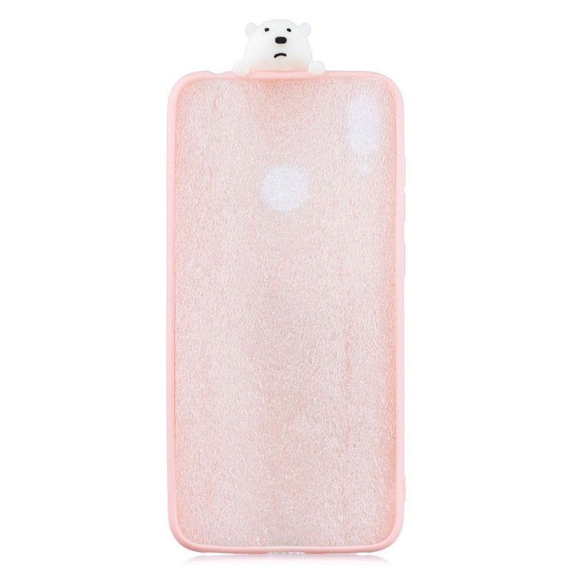 Skal för Huawei Y7 2019 Rolig Björn 3D