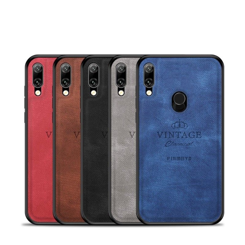Skal för Huawei Y7 2019 Svart Ära Årgång
