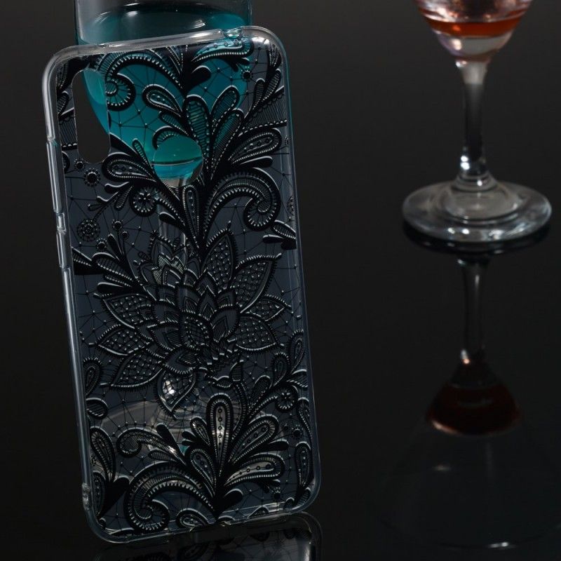 Skal Huawei Y7 2019 Svart Spets