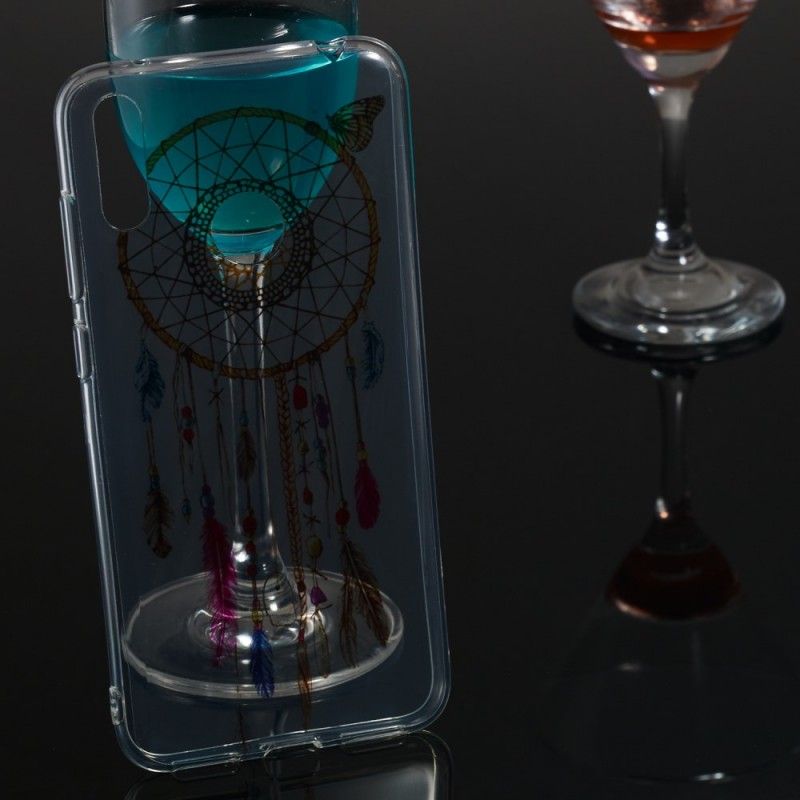 Skal Huawei Y7 2019 Transparent Färgstark Drömfångare