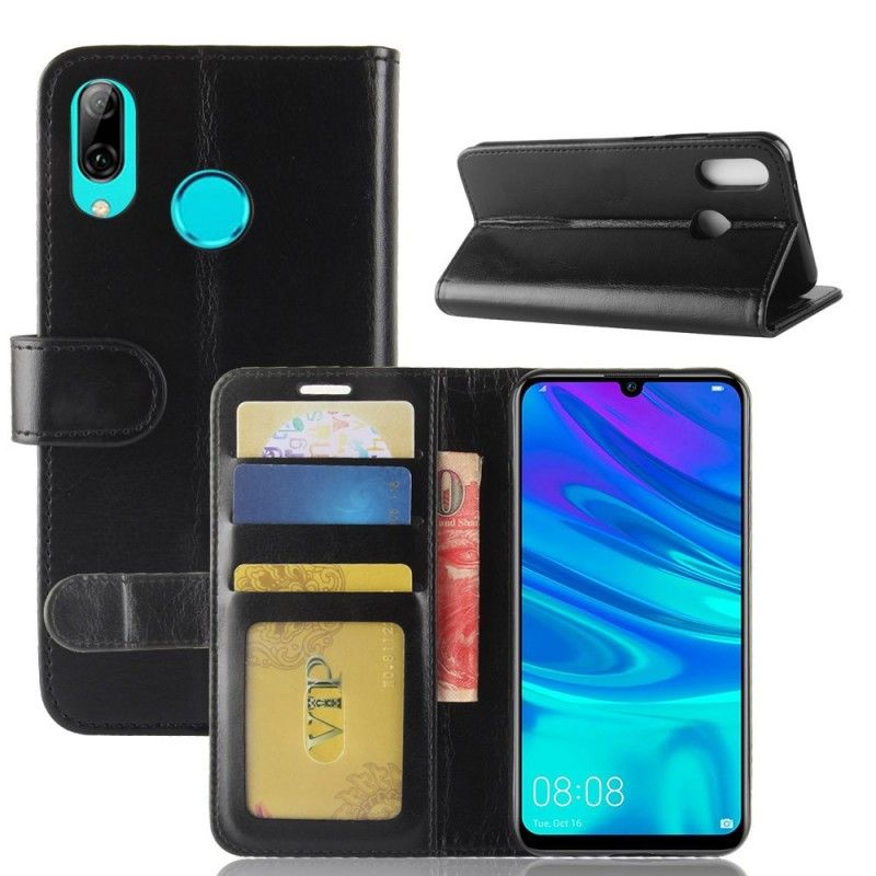 Skyddsfodral Huawei Y7 2019 Svart Ultra Konstläder