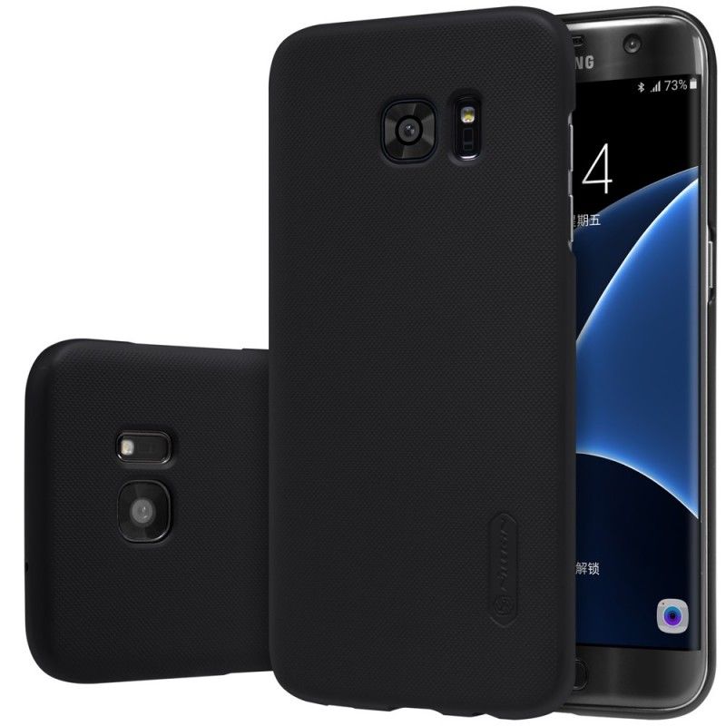 Skal för Samsung Galaxy S7 Edge Svart Styv Frostat Nillkin