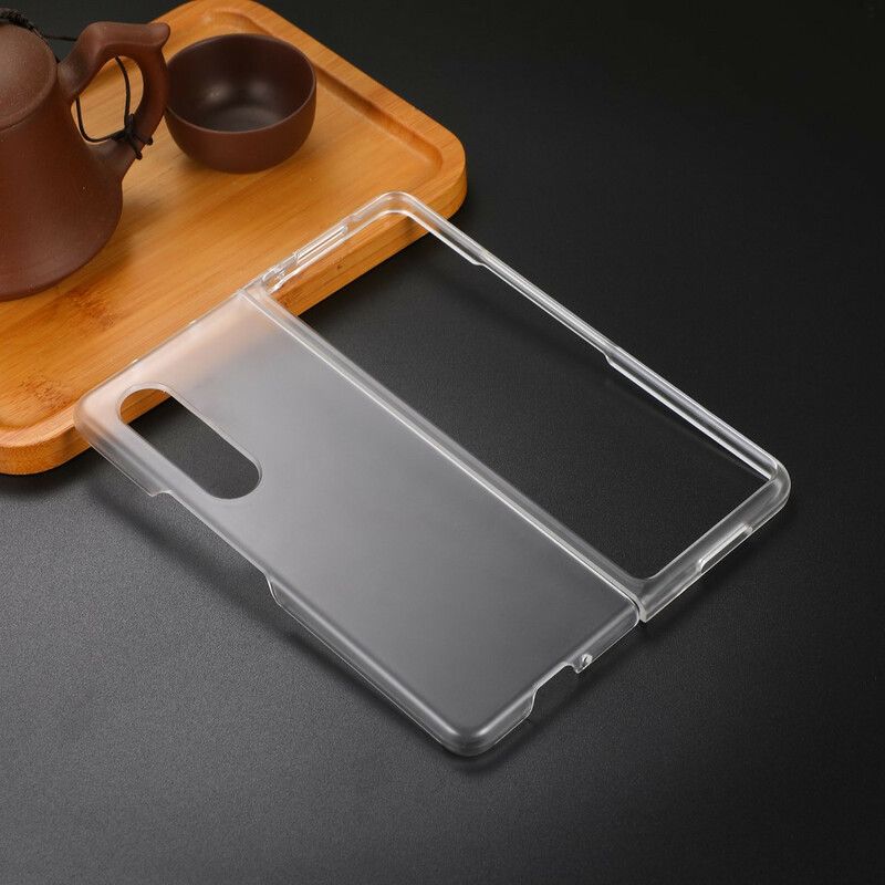 Skal För Samsung Galaxy Z Fold 3 5g Matt Klar Plast
