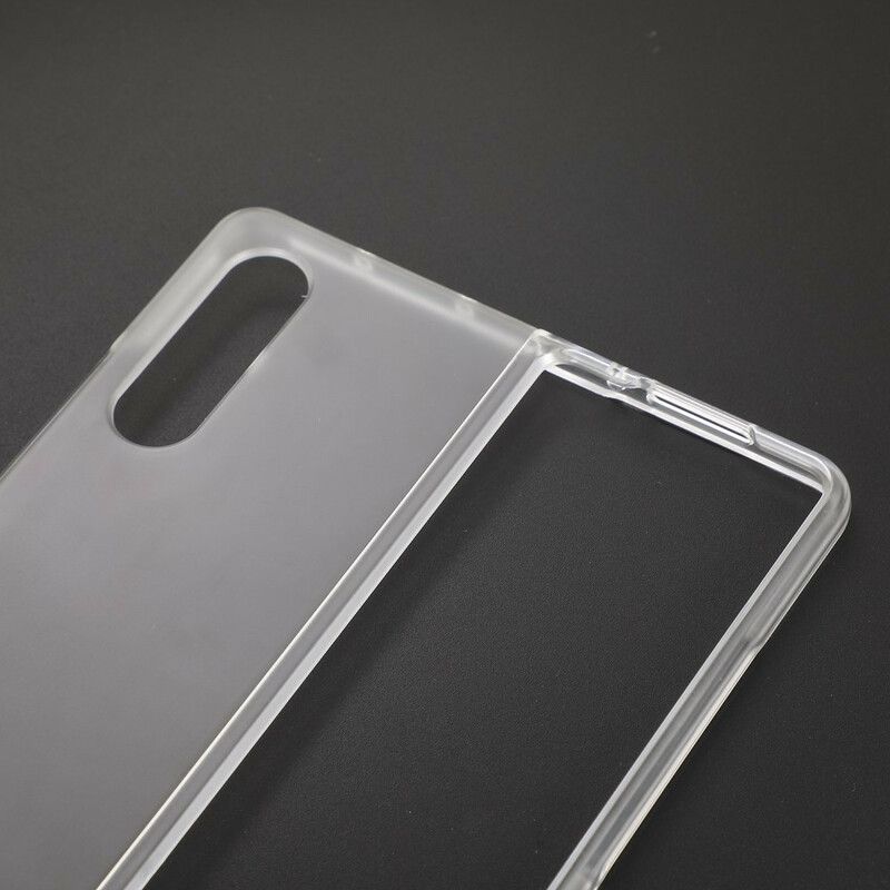 Skal För Samsung Galaxy Z Fold 3 5g Matt Klar Plast