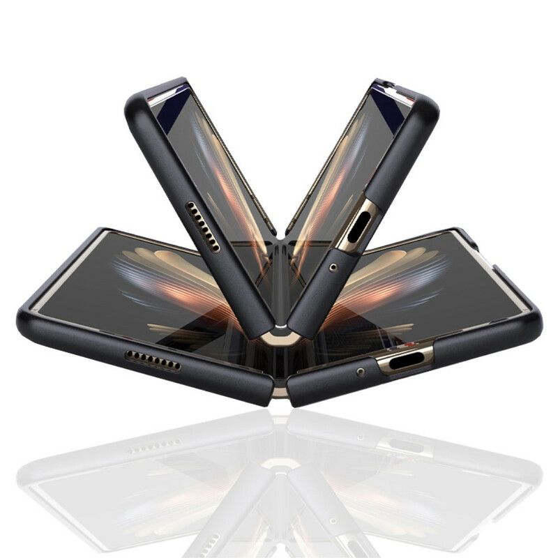 Skal Samsung Galaxy Z Fold 3 5g Texturerad Lädereffekt