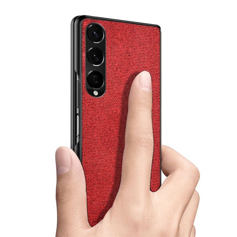 Skal Samsung Galaxy Z Fold 3 5g Texturerad Lädereffekt