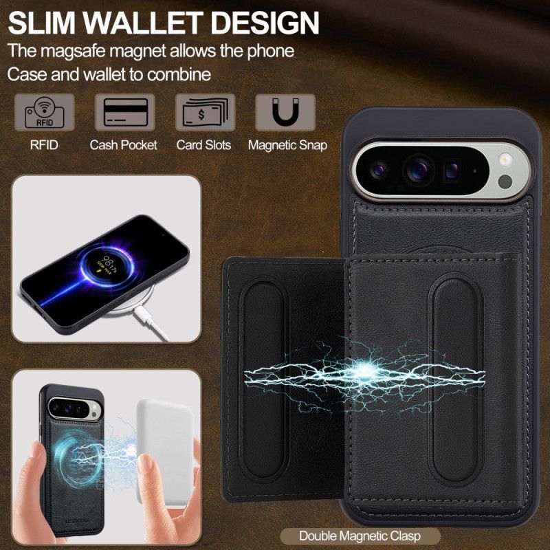 Skal För Google Pixel 10 / 10 Pro Magnetisk Korthållare På Lc.imeeke