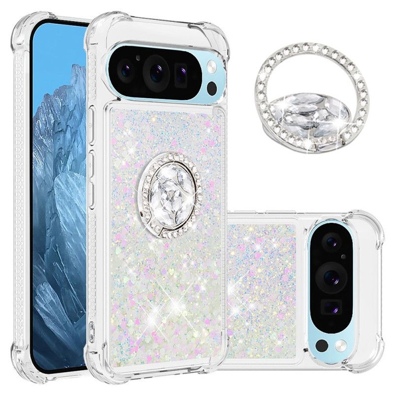 Skal Google Pixel 10 / 10 Pro Glitter Med Ringhållare