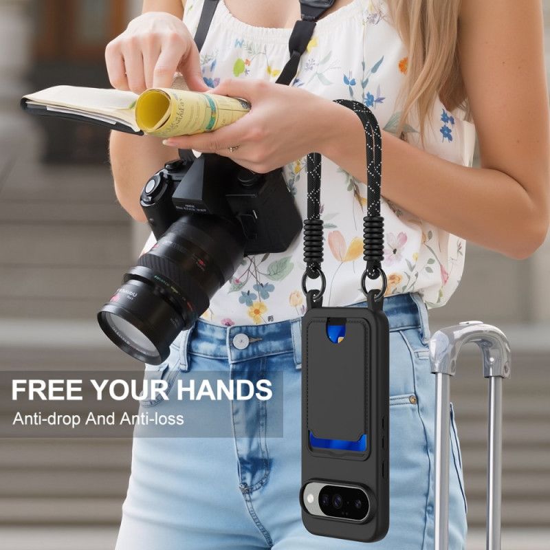 Skal Google Pixel 10 / 10 Pro Korthållare Med Rem