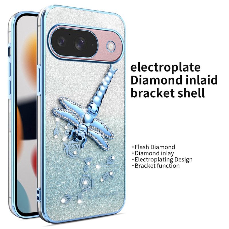 Skal Google Pixel 10 / 10 Pro Telefonfodral Kadem Trollsländeställ