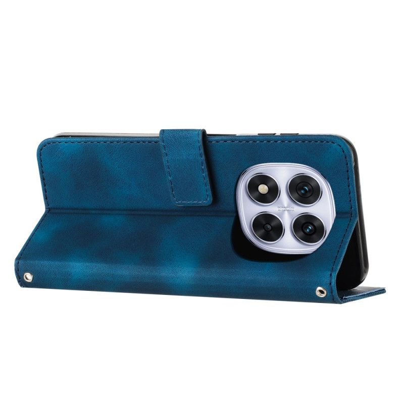 Fodral För Xiaomi Redmi Note 14 Pro 5g Randig Mocka-effekt